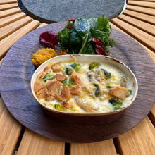 画像をギャラリービューアに読み込む, JUGOYAパングラタン"野菜と鶏むね肉スモーク"2個入り*冷凍便*